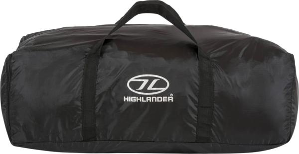 Highlander Transit Regenhaube 80-100 Liter Polyäthylen Schwarz
